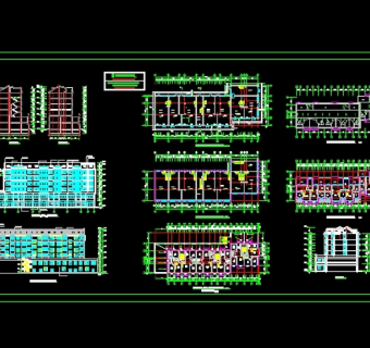 六跃七商住楼方案扩初图3D模型