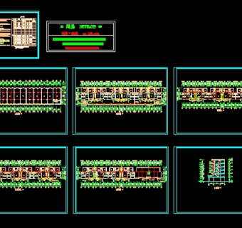 多层商住楼建筑平面