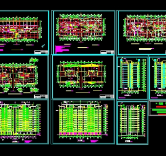 某十层商住楼建筑图