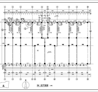 某地多层商住楼建筑平面施工图