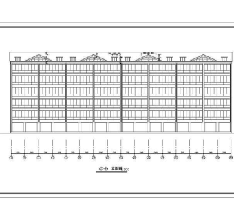 某六层商住楼砖混建筑、结构施工图