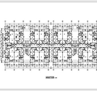 某地多层商住楼建筑设计平面图