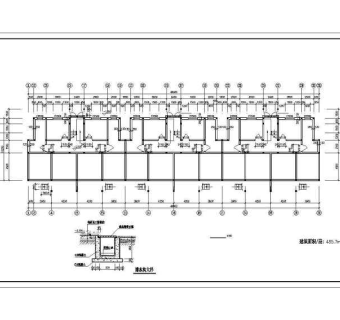 全套国外多层及跃层住宅楼cad施工图纸
