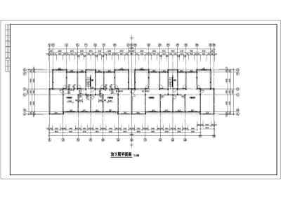 四整套多层住宅建筑楼cad施工设计图纸