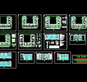 商住楼全套建筑施工图