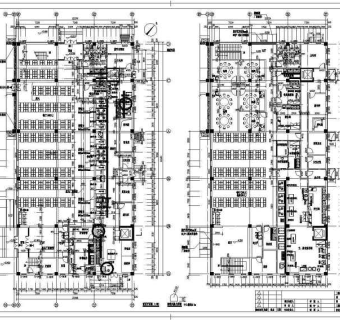 某地两层框架结构餐厅建筑设计施工图3D模型