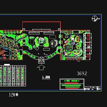 某餐厅生态设计图纸3D模型