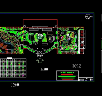 某餐厅生态设计图纸3D模型