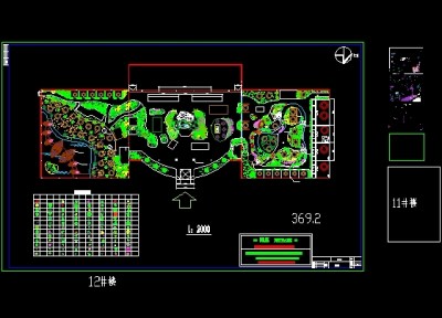 某餐厅生态设计图纸3D模型