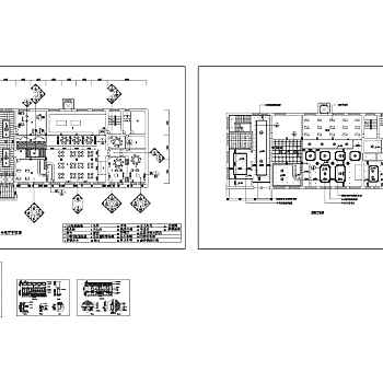 中式餐厅室内设计施工图CAD文件.dwg