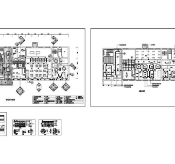 中式餐厅室内设计施工图CAD文件.dwg