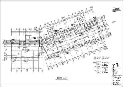 某小区多层住宅楼建筑设计cad全套施工图