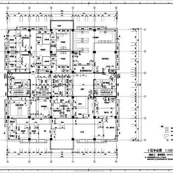 疾控中心实验室全套平面布局施工cad方案图3D模型