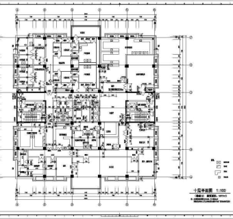 疾控中心实验室全套平面布局施工cad方案图3D模型