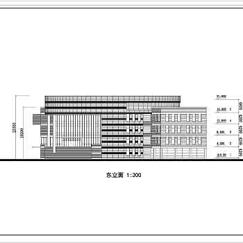 某学院图书馆设计方案3D模型