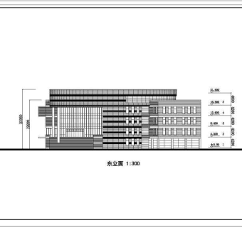 某学院图书馆设计方案3D模型