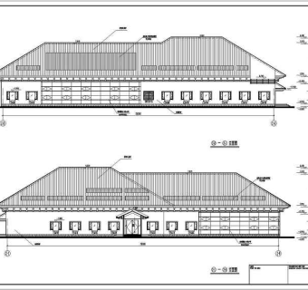 某地西山湖6层框架结构宾馆建筑施工图