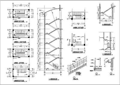 某工商局办公楼全套建筑施工图