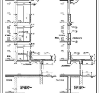 2栋多层住宅楼建筑设计cad施工图