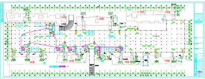 地下车库消防报警系统电气设计图纸3D模型