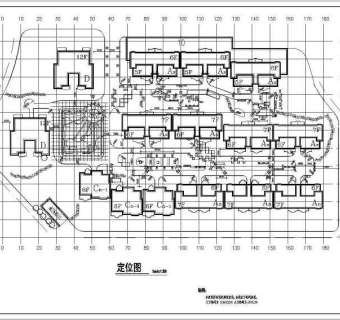 某住宅小区景观绿化及车库设计cad全套施工图