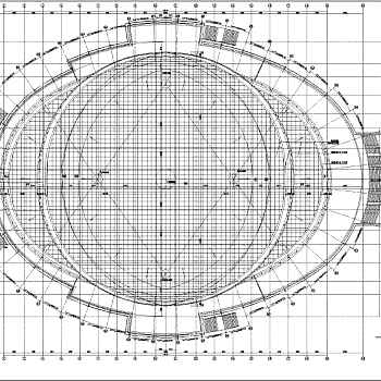 浙江省某体育馆建筑图3D模型