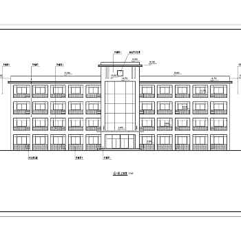 某工厂综合楼建筑设计施工CAD扩出图