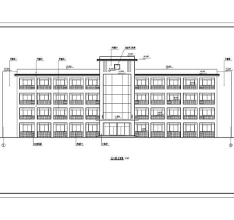 某工厂综合楼建筑设计施工CAD扩出图