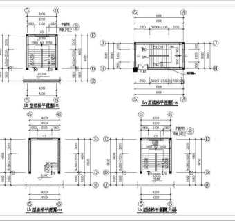 某新华书店综合楼建筑设计CAD施工图