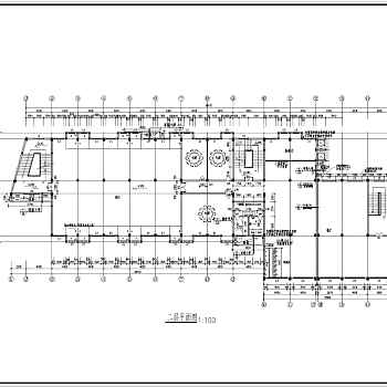 食堂综合楼建筑设计CAD施工图