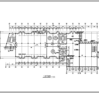 食堂综合楼建筑设计CAD施工图