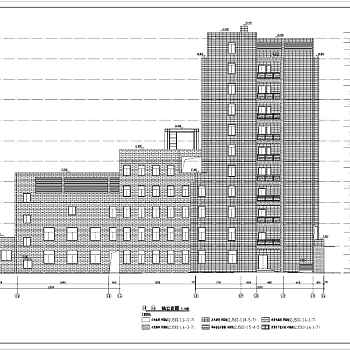 某地10层框架结构酒店建筑设计施工图