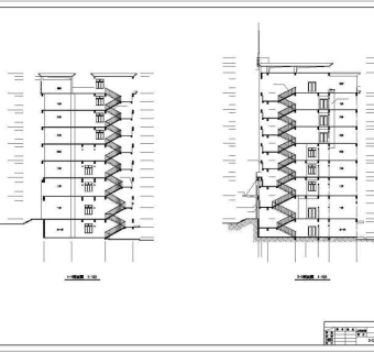 某住宅办公综合楼建筑设计CAD施工图