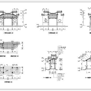 圆、方、三~八角亭、扇亭、重檐亭等22种仿古木亭建筑图3D模型