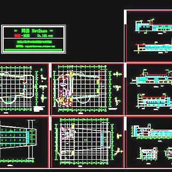 食堂平面布置设计图3D模型