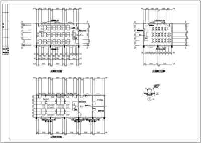 三丁小学教学综合楼建筑图