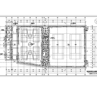 某县城单层体育馆电气设计施工图（强电）