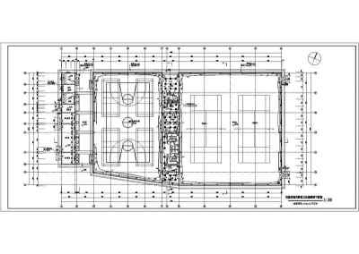 某县城单层体育馆电气设计施工图（强电）