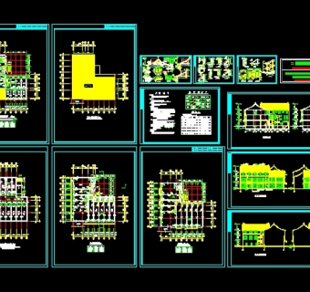 仿古清式公建建筑图3D模型