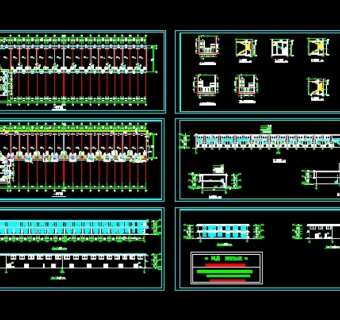 仿古建筑二层门市施工图
