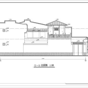 某2层砖混结构合院住宅建筑方案设计图纸3D模型