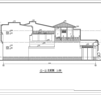 某2层砖混结构合院住宅建筑方案设计图纸3D模型