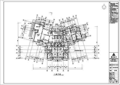 某地三十三层剪力墙结构住宅楼建筑设计施工图纸