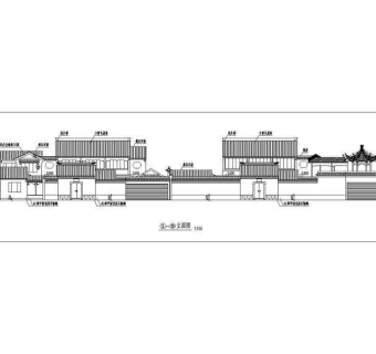 南方某地两层徽派建筑别墅方案设计图3D模型