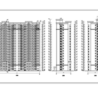 某地18层剪力墙结构住宅楼建筑设计施工图