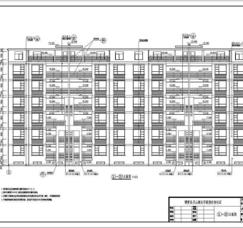 博爱县某地七层砖混结构住宅建筑设计施工图纸
