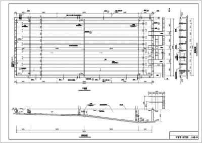 某8泳道游泳池结构施工图(含跳水池和跳台)