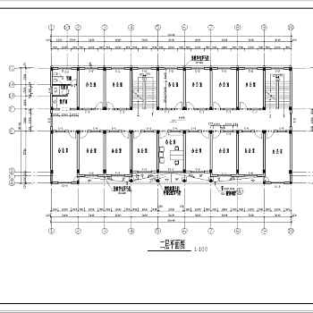 某五层框架结构小型办公楼设计cad全套建筑结构施工图