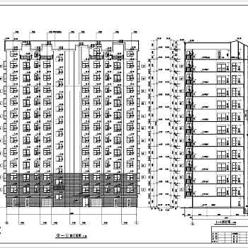 某地11层剪力墙结构住宅楼建筑设计施工图3D模型