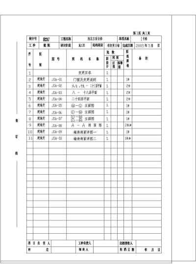 陈家庄商住楼建筑施工图